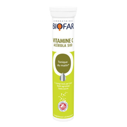 Biofar vitamin C 500mg Acerola šumeće tablete 20kom