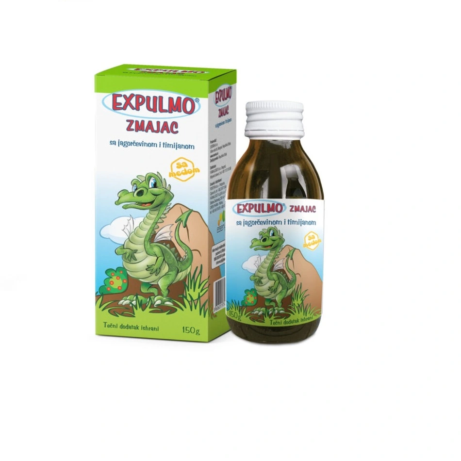 Zmajac sirup sadrži ekstrakt korena jagorčevine koji pomaže pri iskašljavanju kod produktivnog kašlja.