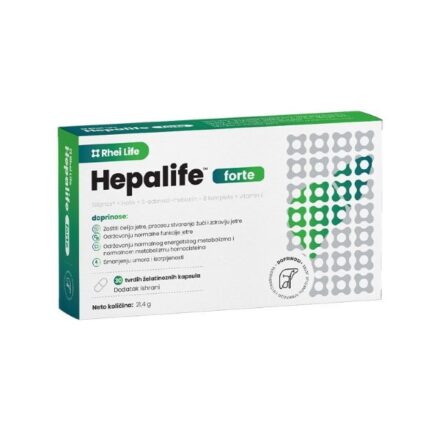 Hepalife forte je unapređena formulacija hepatoprotektora koji detoksikuje, regeneriše i štiti jetru.