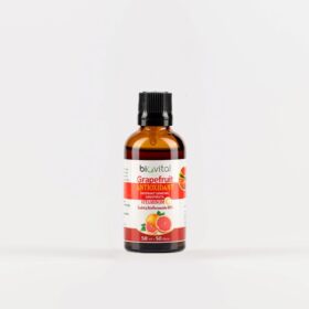 Grapefruit (grejpfrut) kapi od Biovitala su biljne kapi sa ekstraktom semenki grejpfruta, i sa vitaminom C.