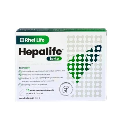 Hepalife forte je unapređena formulacija hepatoprotektora koji detoksikuje, regeneriše i štiti jetru.
