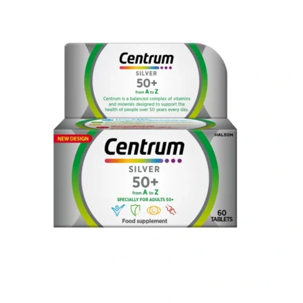 Zahvaljući sastavu, Centrum Silver 50+ doprinosi: vitalnosti, imunitetu, dobrom vidu i zdravim kostima.