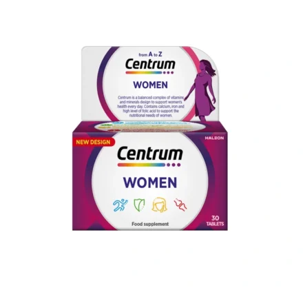 Zahvaljući sastavu, Centrum Women doprinosi normalnom funkcionisanju organizma. Pruža nutritivnu podršku ženama, oslobađa energiju, utiče na imunitet, zdravlje kose, kože, noktiju i kostiju.