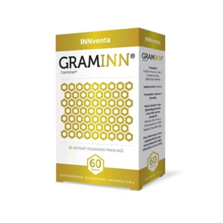 GRAMINN® je novo rešenje za očuvanje normalne funkcije prostate. Predstavlja jedinstveni čist ekstrakt polenovog praha raži, Secale cereale, koji dokazano ublažava simptome benignog uvećanja prostate i poboljšava funkciju prostate.