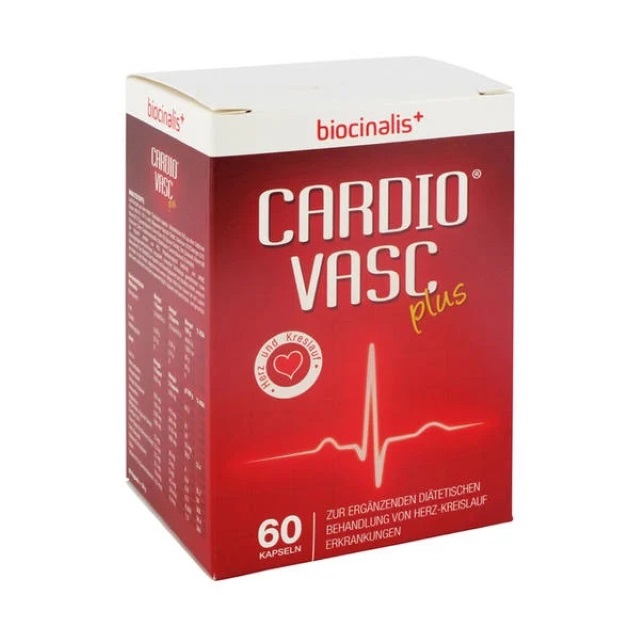 Cardiovasc Plus je sjajno izbalansirana formulacija sa principima koji doprinose normalnoj funkciji srca, stvaranju crvenih krvnih zrnaca, normalnoj funkciji imunog sistema, normalnom metabolizmu masnih kiselina, kao i održavanju optimalnog energetskog metabolizma.