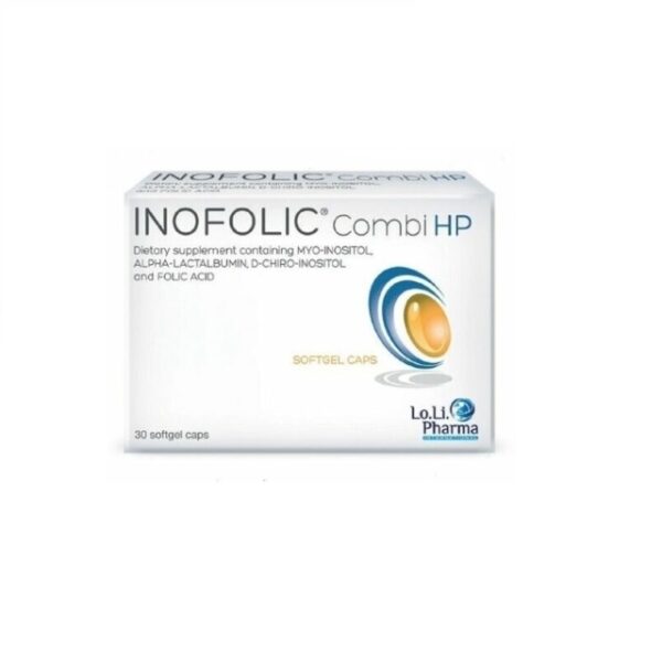 Inofolic Combi HP je dijetetski proizvod na bazi mio-inozitola i d-hiro-inozitola, folne kiseline i alfa-laktalbumina. Jedinstvena kombinacija sastojaka obezbeđuje bolje metaboličke efekte (insulinska rezistencija), pozitivno utiče na regulaciju znakova i simptoma policističnih jajnika i pozitivno utiče na fertilitet.
