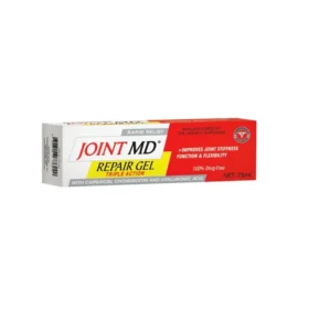 Joint MD Repair gel je preparat za spoljašnju primenu koji se koristi u cilju ublažavanja bolova i povećanja pokretljivosti zglobova. Joint MD Repair gel sadrži kombinaciju šest različitih vrsta biljaka koje ispoljavaju antiinflamatorno i analgetsko dejstvo.