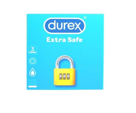 Durex Extra Safe kondomi, 3kom