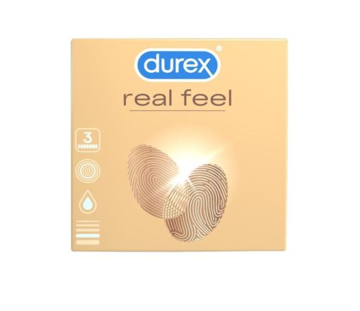 Durex Real Feel kondomi, 3kom