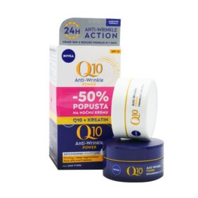 Dnevna i noćna krema NIVEA Q10 Anti-Wrinkle POWER su pogodne za sve tipove kože.