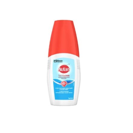 Autan Family losion je repelentsko sredstvo koje pruža delotvornu zaštitu od komaraca do 4 sata, istovremeno negujući kožu. Njegova dermatološki testirana formula sadrži hidratantne supstance i Aloe Veru te je pogodna za decu iznad 2 godine.