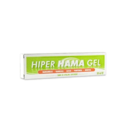 Hiper Hama gel se preporučuje kod upala kože nastalih zbog: preteranog sunčanja, preteranog znojenja, uboda insekata, opekotina od meduza, depilacije, brijanja i slično.