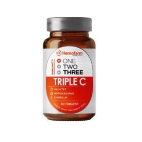 Posebna formulacija koja obezbeđuje visoku dozu od 1000mg vitamina C iz tri izvora za efikasniju iskoristljivost.