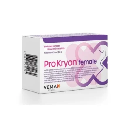 Pro Kryon Female sadrži jedinstvenu kombinaciju sastojaka za organizam žena sa antioksidativnim, imunomodulatornim, antiinflamotornim i gradivnim dejstvom.