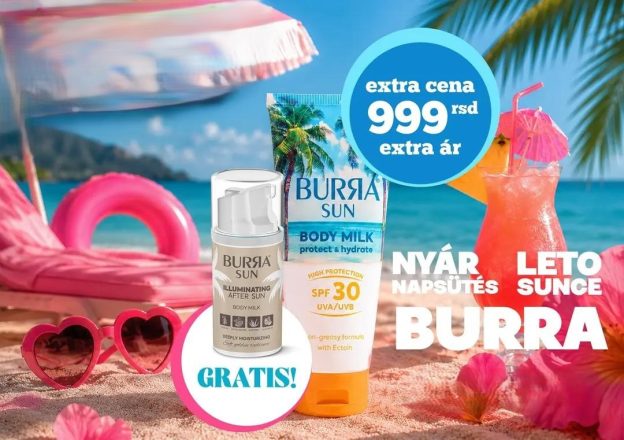 Burra Sun Body Milk za zaštitu od sunca SPF30, 200ml + GRATIS AFTER SUN