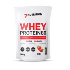7Nutrition Whey Protein 80 je koncentrat sa visokim sadržajem proteina surutke i niskim sadržajem šećera. Protein surutke ima najveću biološku vrednost među proteinima.