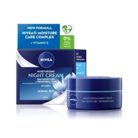 Hidratantna noćna krema za normalnu kožu je savršen izbor za vašu rutinu nege lica. Formulacija sa vitaminom E i provitaminom B5 čini kožu gipkom i pospešuje prirodnu regeneraciju tokom noći.