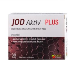 Jod Aktiv PLUS je dijetetski suplement sa ekstraktom mrkih morskih algi, prirodnim izvorom joda.
