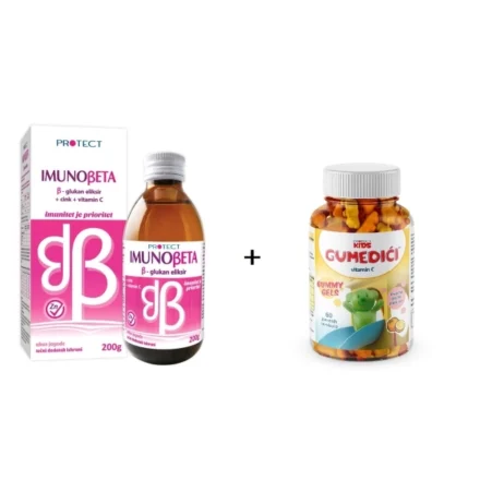Imunoβeta β-glukan sirup u svom sastavu sadrži beta-D-glukan izolovan iz gljive bukovače (Pleurotus ostreatus) i vitamin C