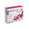 Referum Plus zahvaljujući lipozomalnom gvožđu osigurava odličnu apsorpciju, iskoristljivost, i snabdevanje organizma dnevnim potrebama gvožđa bez neželjenih efakata od strane digestivnog sistema.