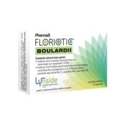 Floriotic Boulardii sadrži S. Boulardii dokazanog kvaliteta renomiranog francuskog proizvođača sa 160 godina iskustva u biotehnologiji- Lynside®.