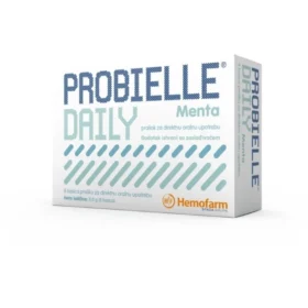 Probielle® Daily, oralni prašak za direktnu upotrebu, je dodatak ishrani koji sadrži preko 15 milijardi dobrih probiotskih bakterija i vitamin C.