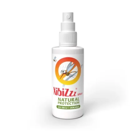 XibiZ Natural protection spray, namenjen je za decu i odrasle. Bez prisustva parabena, parfema i alkohola, na efikasan i prirodan način štiti kožu od uboda komaraca i insekata.