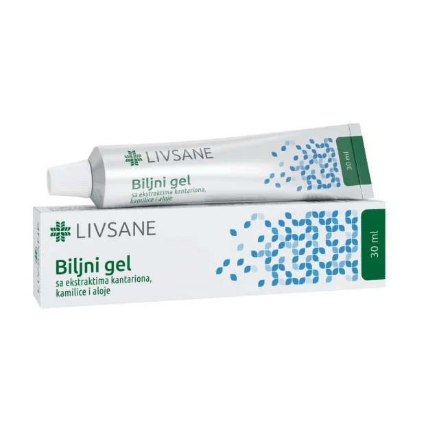 LIVSANE Biljni gel se koristi kod blažih opekotina na manjim površinama kože, kod uboda insekata, kao i kod crvenila kože posle brijanja, depilacije i znojenja.