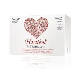 Hartikol Metabolic je dodatak ishrani koji se preporučuje za normalni metabolizam lipida i glukoze, za normalnu funkciju srca i jetre, za održavanje normalne telesne mase.