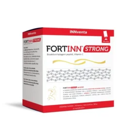 Fortinn, specifični bioaktivni kolageni peptidi, dobijeni iz hidrolizovanog kolagena, goveđeg porekla. Stimulacijom ćelija može doprineti obnavljanju hrskavice i pokretljivosti i fleksibilnosti zglobova.