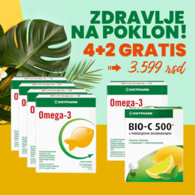 Omega 3 i Bio-C 500 paket – prirodna podrška srcu, mozgu i imunitetu