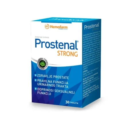 Superiorna formulacija Prostenal Strong smanjuje rast i zapaljenje prostate usled čega dovodi do povlačenja simptoma poput učestalog i otežanog mokrenja.
