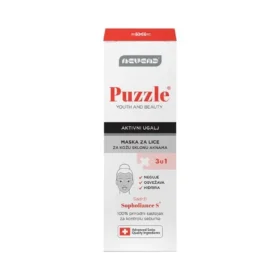 Inovativna formula Puzzle maske za lice 50ml namenjena je za kozmetički tretman problematične kože sklone pojavi akni i bubuljica