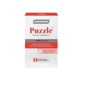 Inovativna formula Puzzle puder za lice, namenjena je za kozmetički tretman problematične kože sklone pojavi akni i bubuljica.