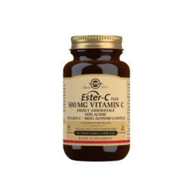 Solgar Ester C plus je pH neutralna formulacija vitamina C u kompleksu s bioflavonoidima stvorena s ciljem smanjenja iritacije želučane sluznice.