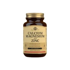 Kalcijum, magnezijum i cink ključni su minerali u važnim vitalnim procesima. Solgar Ca+Mg+Zn sadrži kalcijum, magnezijum i cink u optimalnom odnosu.
