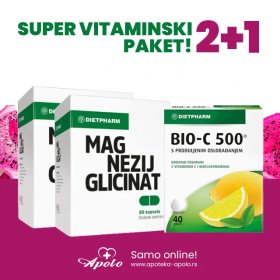 Kupite 2 Magnezijuma i dobijate vitamina C kao poklon!Savršena kombinacija za podršku mišićima, nervnom sistemu i imunitetu – svaki dan!