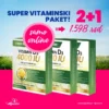 Vitamin D doprinosi očuvanju normalnih kostiju, zuba, mišića, normalnoj funkciji imunog sistema, normalnom iskorišćenju kalcijuma i fosfora.