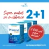 Prostenal Strong smanjuje rast i zapaljenje prostate usled čega dovodi do povlačenja simptoma poput učestalog i otežanog mokrenja, posebno noću.
