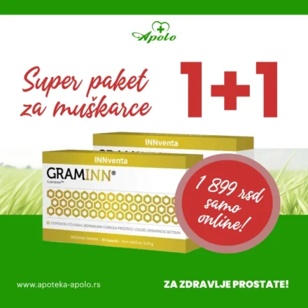Graminn je dodatak ishrani jedinstvenog sastava na bazi polenovog praha raži. Zahvaljujući svom protivupalnom efektu primenjuje se u lečenju upale prostate.