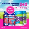 Kupite 2 Magnezijuma i dobijate GRATIS 2 koenzima Q10  po sniženoj ceni! Paket za energiju i zdravlje srca: Strong Koenzim Q10 i Magnezijum Malat. Poboljšajte vitalnost i smanjite umor.