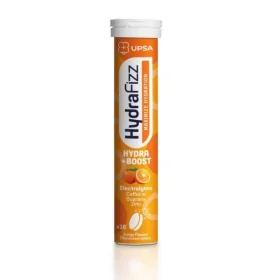 HydraFizz Hydra+Boost je dodatak ishrani čiji aktivni sastojci doprinose hidrataciji kod većih napora, umora i vrućine.